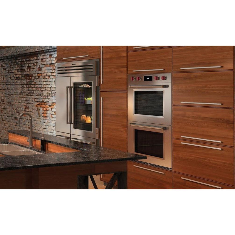 Wolf 30-inch, 10.2 cu. ft. Built-in Double Wall Oven with Dual VertiFlow™ Convection System DO3050PM/S/P IMAGE 7