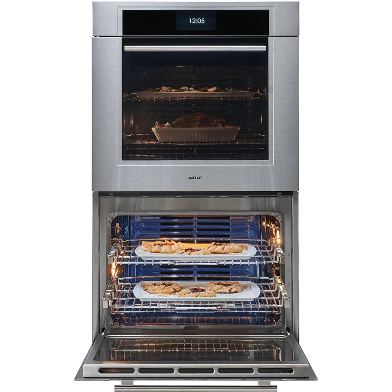 Wolf 30-inch, 10.2 cu. ft. Built-in Double Wall Oven with Dual VertiFlow™ Convection System DO3050TM/S/T IMAGE 3