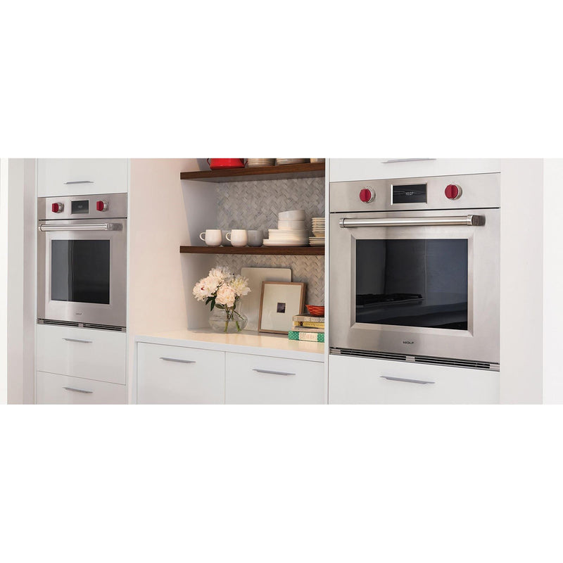 Wolf 30-inch, 5.1 cu. ft. Built-in Single Wall Oven with Dual VertiFlow™ Convection System SO3050PM/S/P IMAGE 7