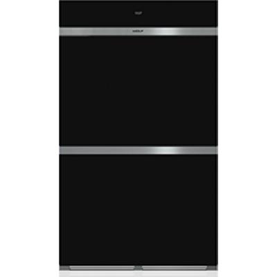 Wolf 30-inch, 10.2 cu. ft. Built-in Double Wall Oven with Dual VertiFlow™ Convection System DO3050CM/B IMAGE 1