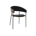  Couleur_Noir/ Noyer -- Germain Larivière Chairs IMAGE 1