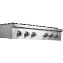 Forno Cossato 36-inch Gas Rangetop FCTGS5737-36 IMAGE 3