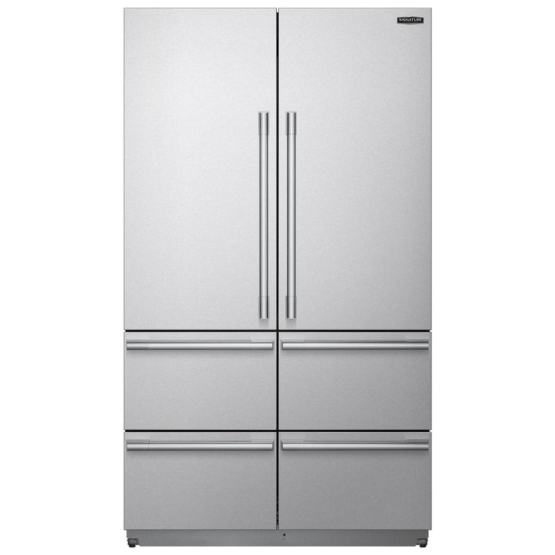 Signature Kitchen Suite 48-inch, 26 cu. ft. Built-in French 6-Door Refrigerator with Wi-Fi SKSFD4826P IMAGE 1