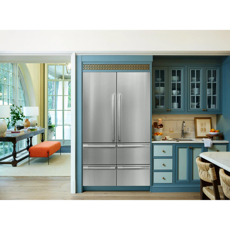 Signature Kitchen Suite 48-inch, 26 cu. ft. Built-in French 6-Door Refrigerator with Wi-Fi SKSFD4826P IMAGE 20