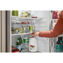  Whirlpool 28-inch Freestanding Top Freezer Refrigerator WRTX5328PW IMAGE 8