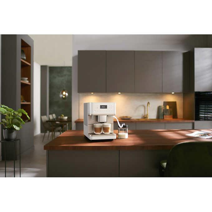  Miele Coffee Machine CM 6360 MilkPerfection Lotus White IMAGE 5