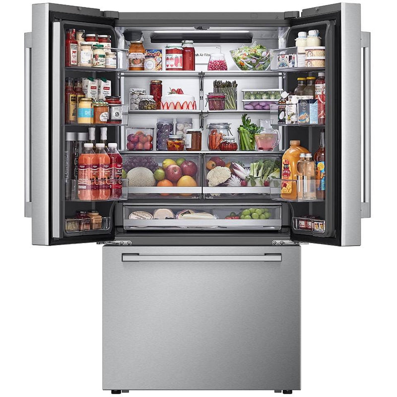 LG STUDIO 36-inch, 26.5 cu.ft. Counter-Depth French 3-Door Refrigerator with ThinQ® Technology SRFB27S3 IMAGE 6