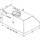 Broan 36-inch EPD61 Series Pro-Style Outdoor Hood EPD6136SS IMAGE 6