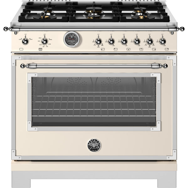 Bertazzoni 36-inch Freestanding Gas Range HER366BCFGMAVT IMAGE 1