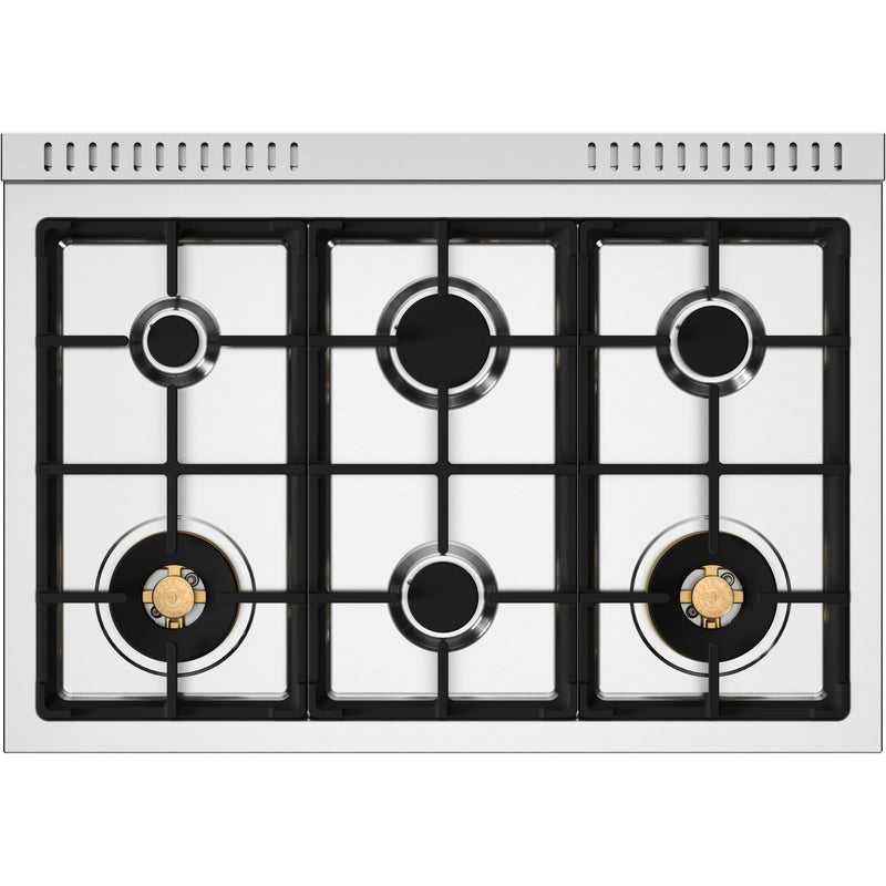 Bertazzoni 36-inch Freestanding Gas Range HER366BCFGMAVT IMAGE 3