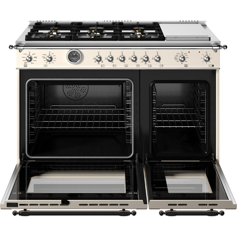 Bertazzoni 48-inch Freestanding Dual Fuel Range HER486BTFEPAVT IMAGE 2