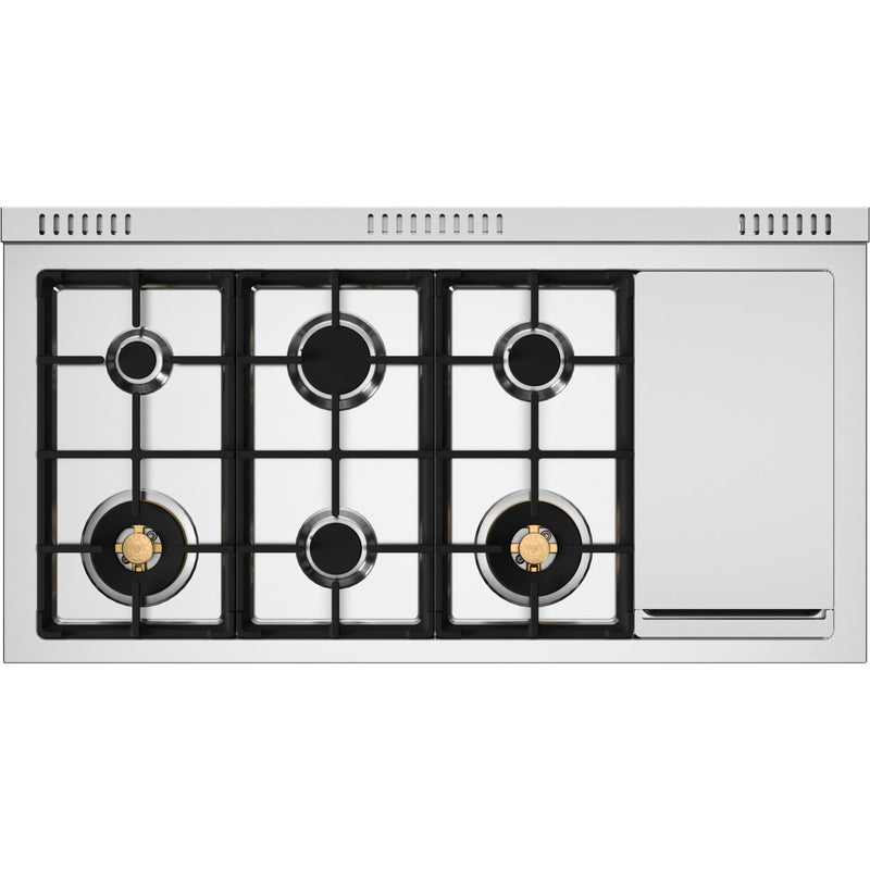 Bertazzoni 48-inch Freestanding Dual Fuel Range HER486BTFEPAVT IMAGE 3