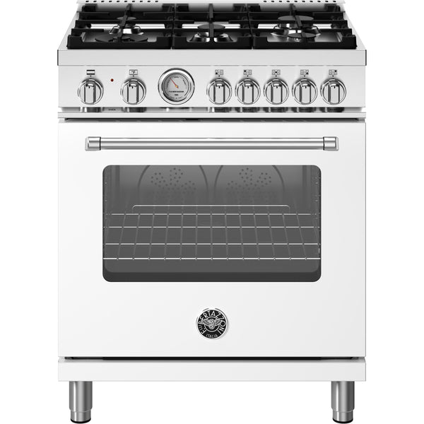 Bertazzoni 30-inch Freestanding Dual Fuel Range MAS305DFMBIV IMAGE 1