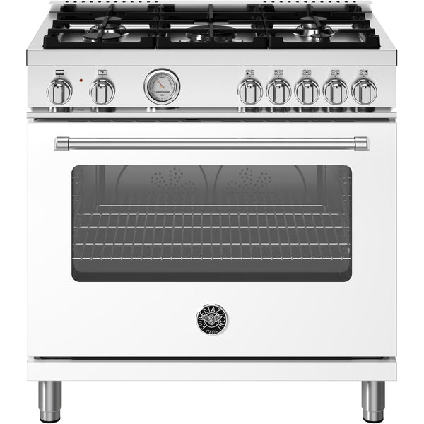 Bertazzoni 36-inch Freestanding Dual-Fuel Range MAS365DFMBIV IMAGE 1