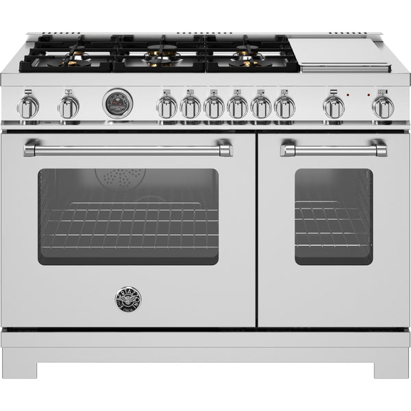 Bertazzoni 48-inch Freestanding Dual Fuel Range MAS486BTFEPXT IMAGE 1