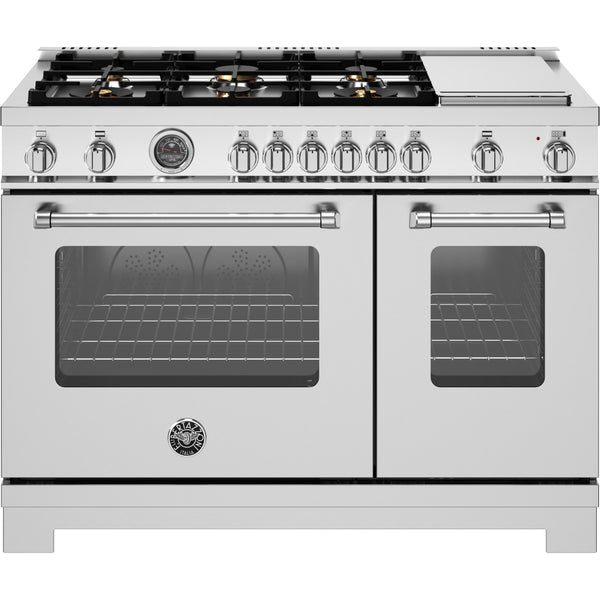 Bertazzoni 48-inch Freestanding Gas Range MAS486BTFGMXT IMAGE 1