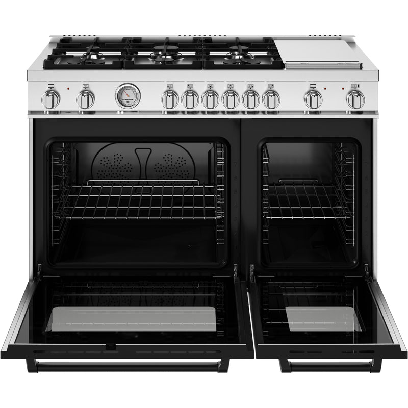 Bertazzoni 48-inch Freestanding Dual Fuel Range with Griddle MAS486GDFMXV IMAGE 2