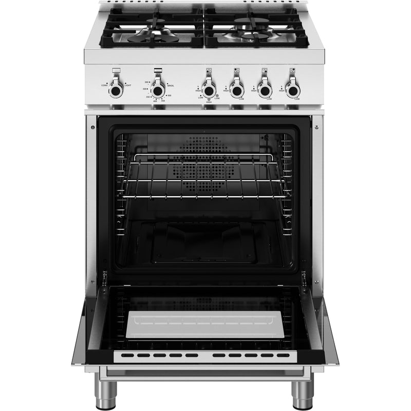 Bertazzoni 24-inch Freestanding Gas Range PRO244GASXV IMAGE 2