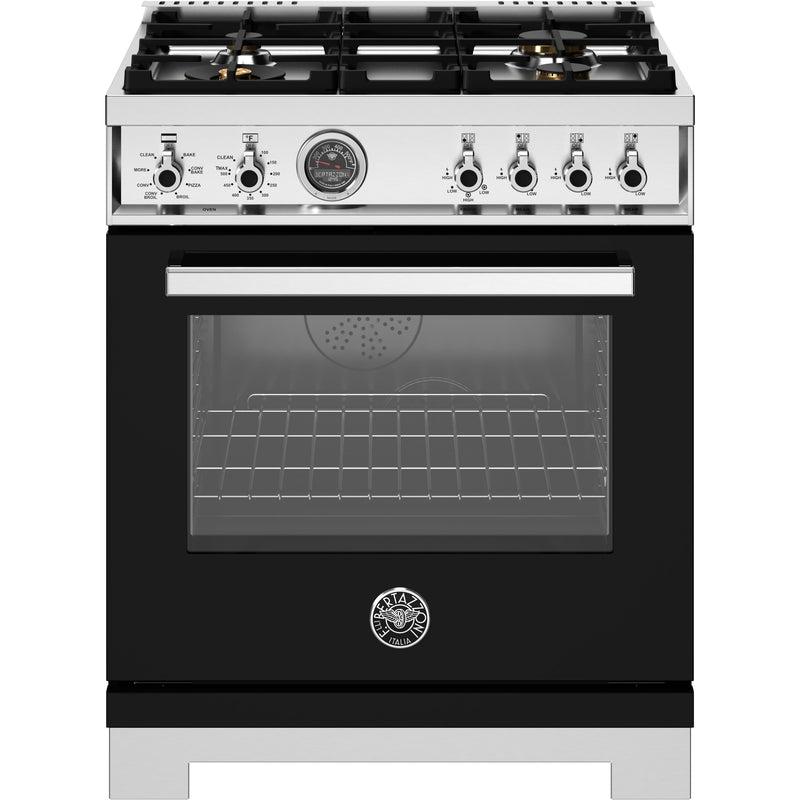 Bertazzoni 30-inch Freestanding Dual Fuel Range PRO304BFEPNET IMAGE 1