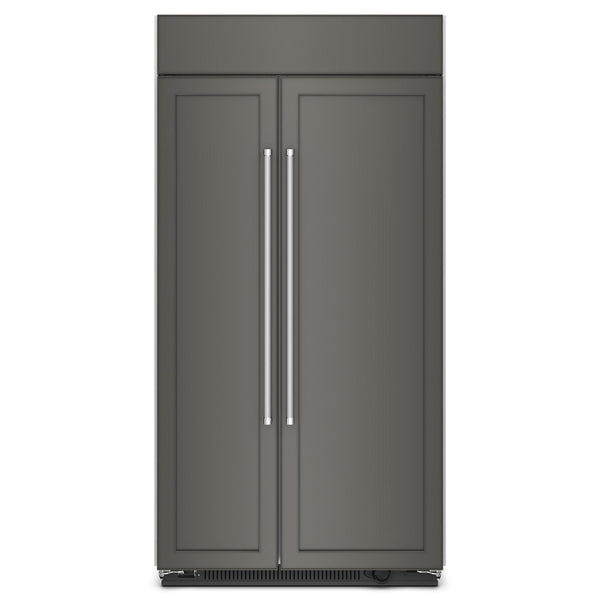 KitchenAid 25.5 cu. ft. Built-in Side-by-Side Refrigerator with Internal Ice Maker KBSN702MPA IMAGE 1