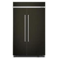  Couleur_Noir inoxydable -- KitchenAid 48 inch, 30 cu. ft. Built in Side by Side Refrigerator with Internal Ice Maker IMAGE 1