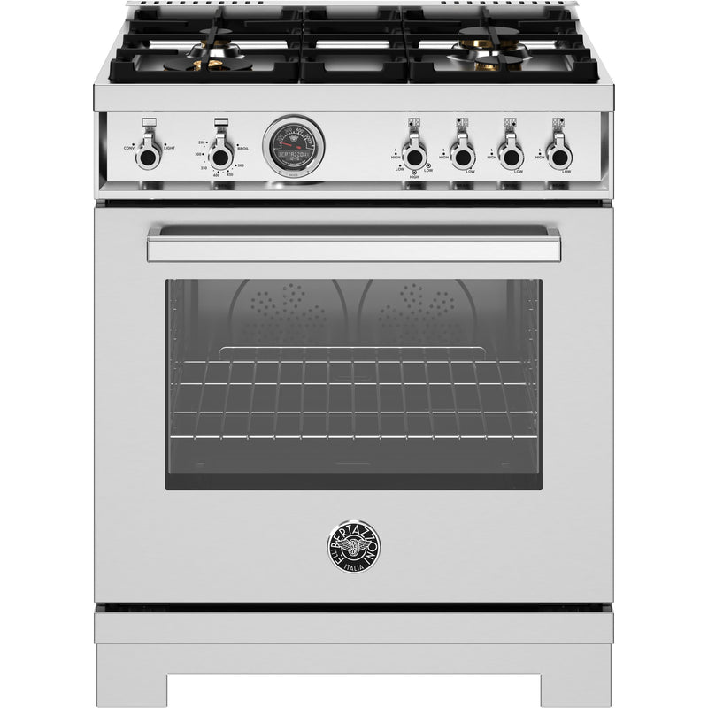 Bertazzoni 30-inch Freestanding Gas Range PRO304BFGMXTLP IMAGE 1