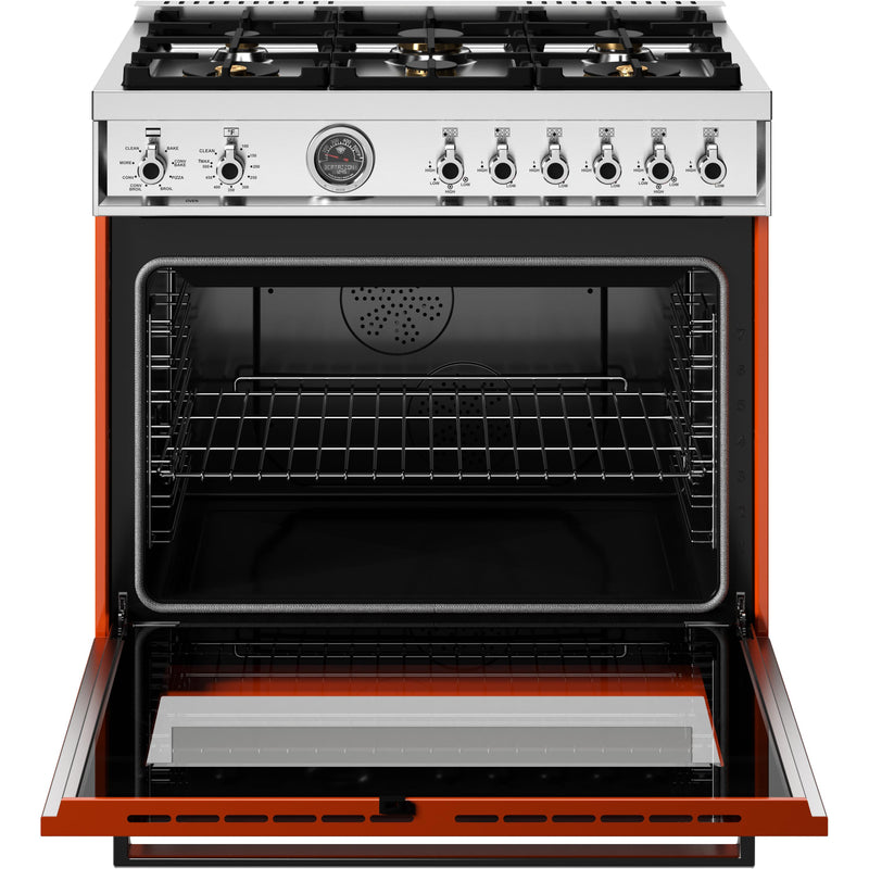 Bertazzoni 36-inch Freestanding Dual-Fuel Range PRO366BCFEPART IMAGE 2