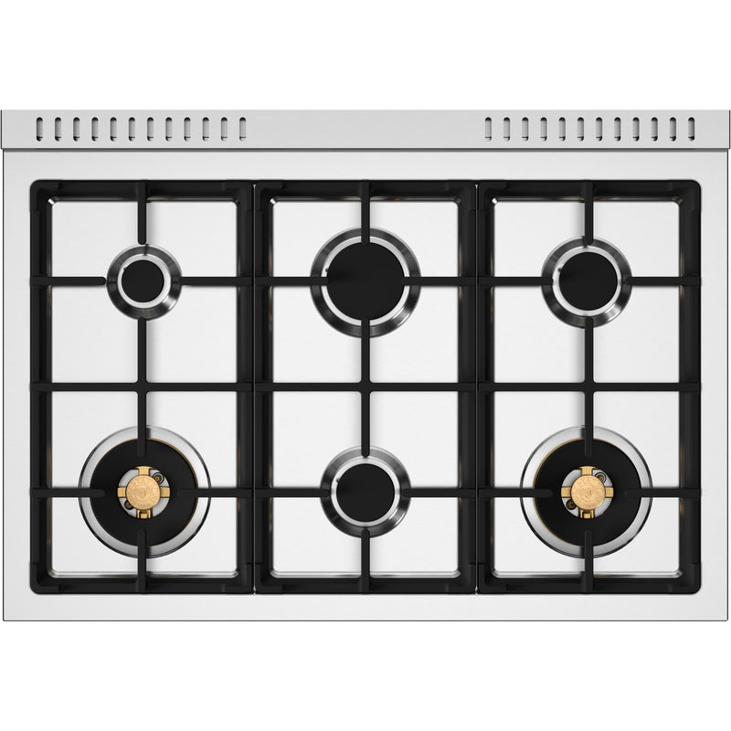 Bertazzoni 36-inch Freestanding Dual-Fuel Range PRO366BCFEPART IMAGE 3