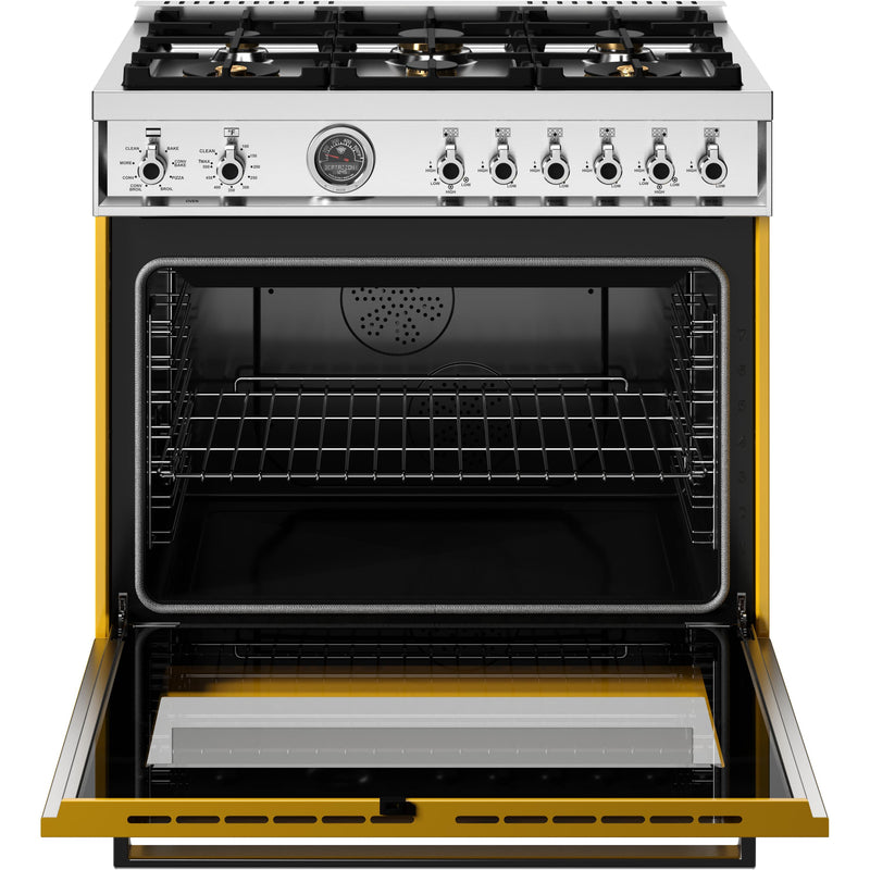 Bertazzoni 36-inch Freestanding Dual-Fuel Range PRO366BCFEPGIT IMAGE 2