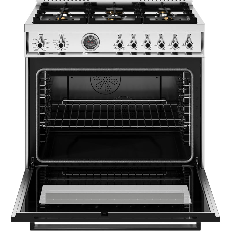 Bertazzoni 36-inch Freestanding Dual-Fuel Range PRO366BCFEPXT IMAGE 2