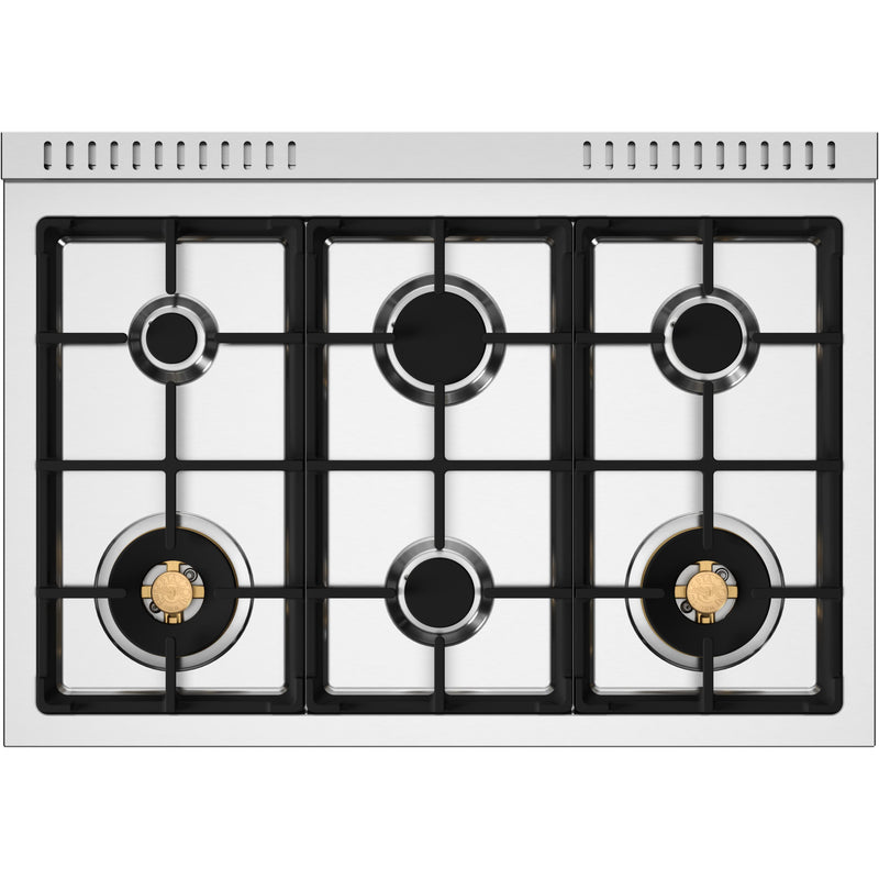 Bertazzoni 36-inch Freestanding Gas Range PRO366BCFGMART IMAGE 3