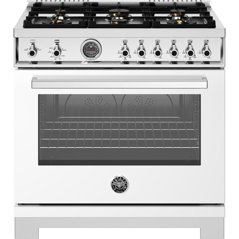 Bertazzoni 36-inch Freestanding Gas Range PRO366BCFGMBIT IMAGE 1