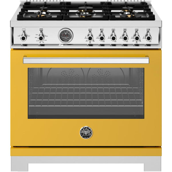 Bertazzoni 36-inch Freestanding Gas Range PRO366BCFGMGIT IMAGE 1