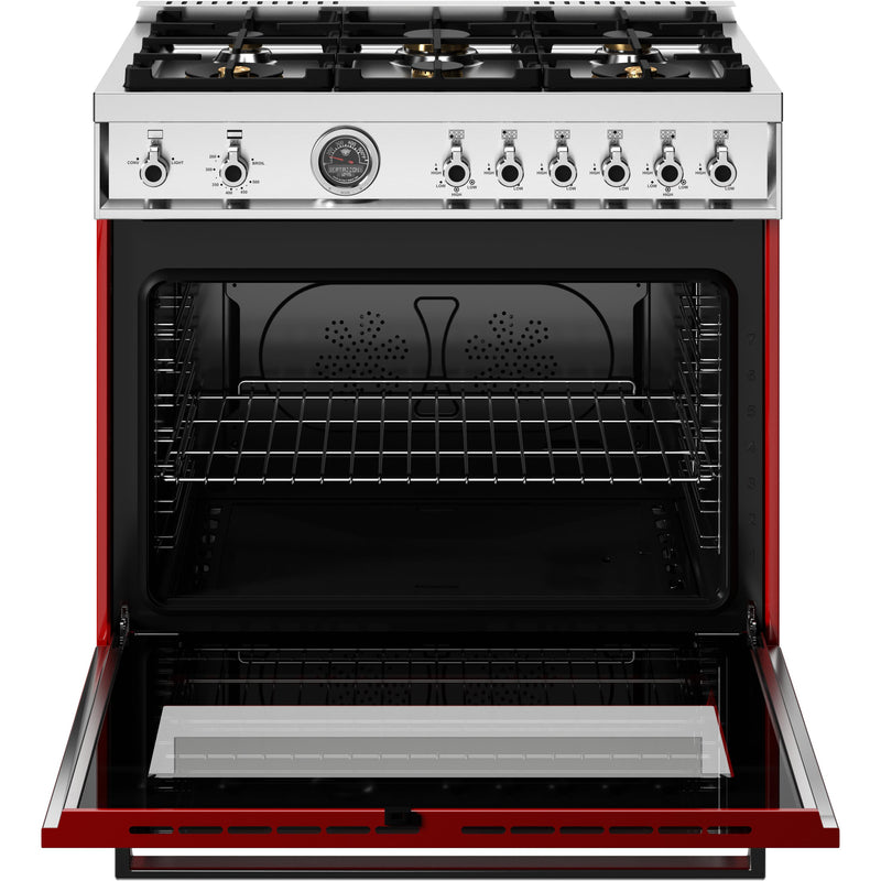 Bertazzoni 36-inch Freestanding Gas Range PRO366BCFGMROT IMAGE 2