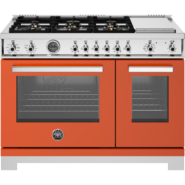 Bertazzoni 48-inch Freestanding Dual-Fuel Range PRO486BTFEPART IMAGE 1