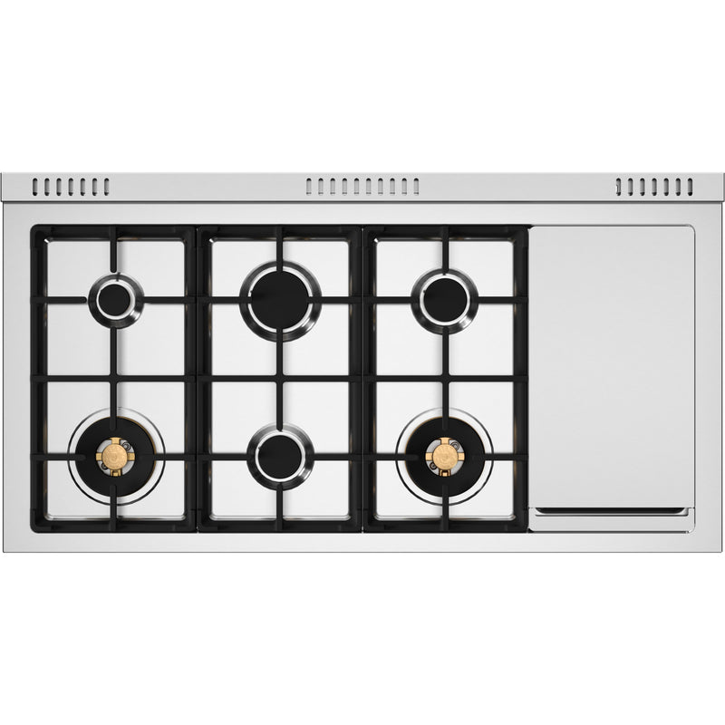 Bertazzoni 48-inch Freestanding Dual-Fuel Range PRO486BTFEPART IMAGE 3