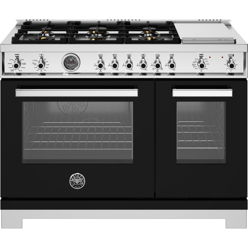 Bertazzoni 48-inch Freestanding Dual-Fuel Range PRO486BTFEPNET IMAGE 1