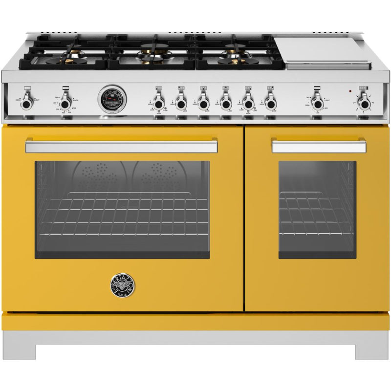 Bertazzoni 48-inch Freestanding Gas Range PRO486BTFGMGIT IMAGE 1