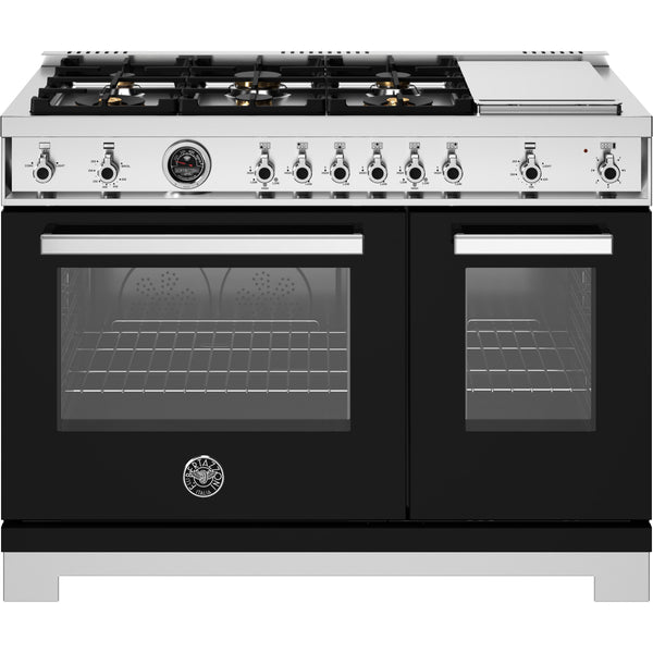 Bertazzoni 48-inch Freestanding Gas Range PRO486BTFGMNET IMAGE 1