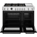 Bertazzoni 48-inch Freestanding Gas Range PRO486BTFGMNET IMAGE 2