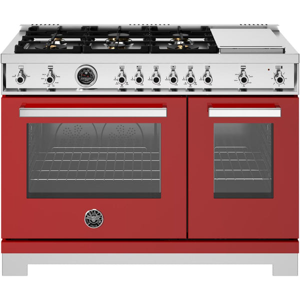 Bertazzoni 48-inch Freestanding Gas Range PRO486BTFGMROT IMAGE 1