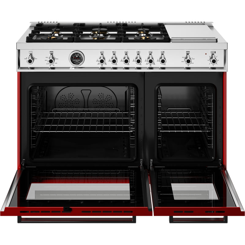 Bertazzoni 48-inch Freestanding Gas Range PRO486BTFGMROT IMAGE 2