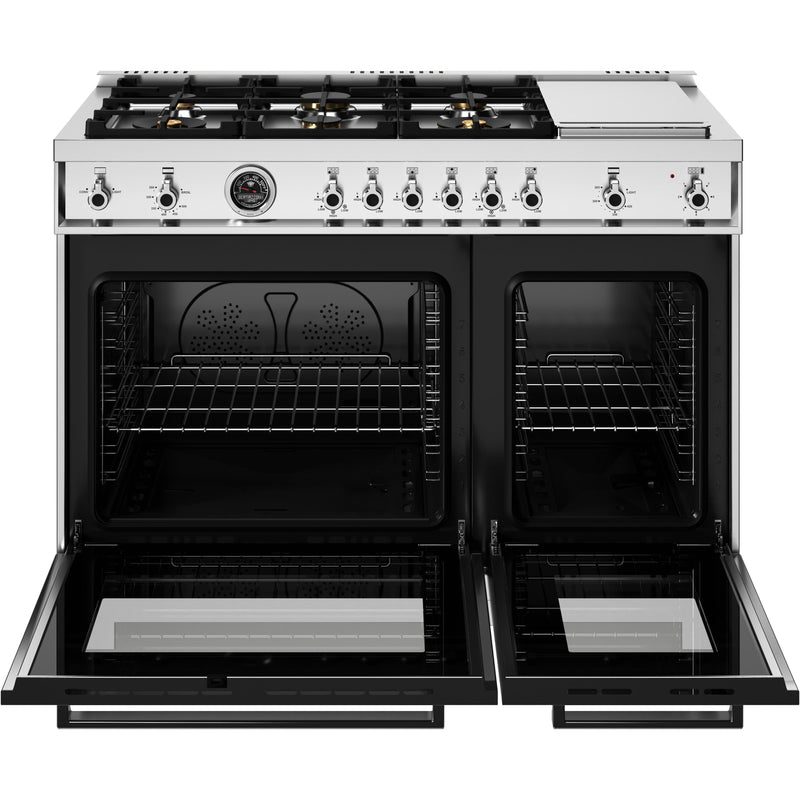 Bertazzoni 48-inch Freestanding Gas Range PRO486BTFGMXT IMAGE 2