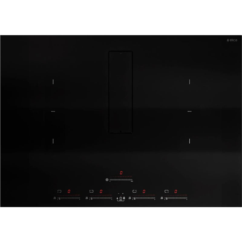 Elica 36-inch Built-in Induction Cooktop with 2 in 1 Downdraft ENF436BL IMAGE 1