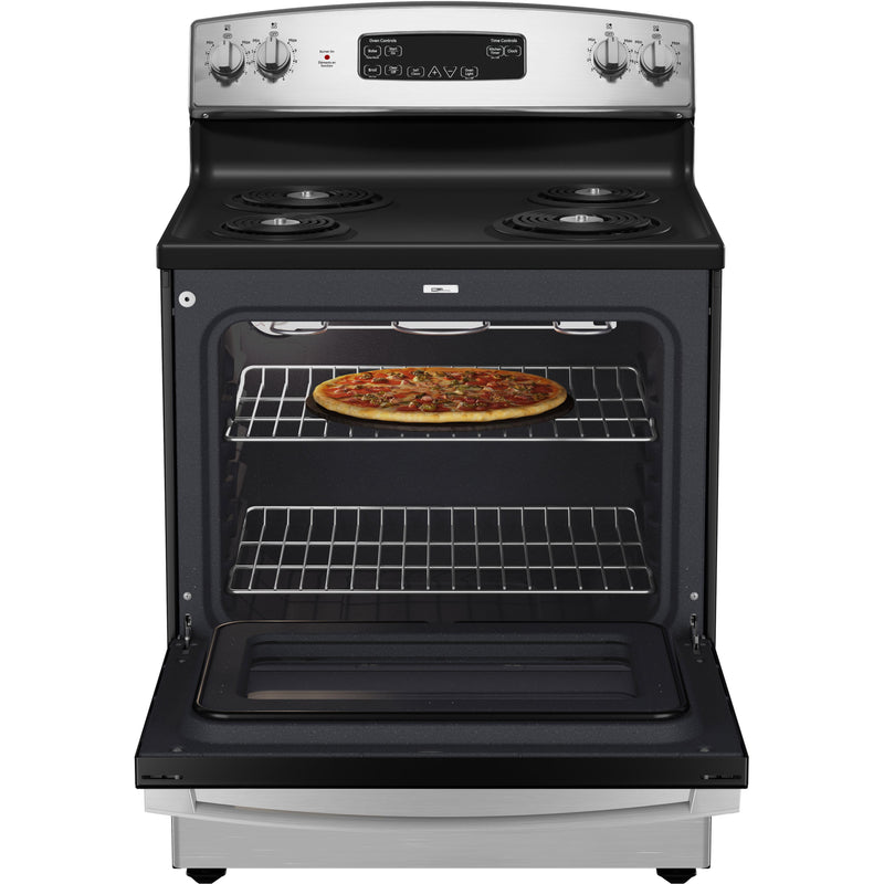 GE 30-inch Freestanding Electric Range JCBS350SVSS IMAGE 2