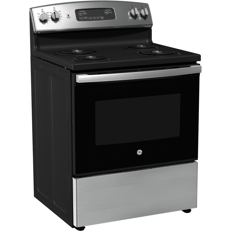 GE 30-inch Freestanding Electric Range JCBS350SVSS IMAGE 3