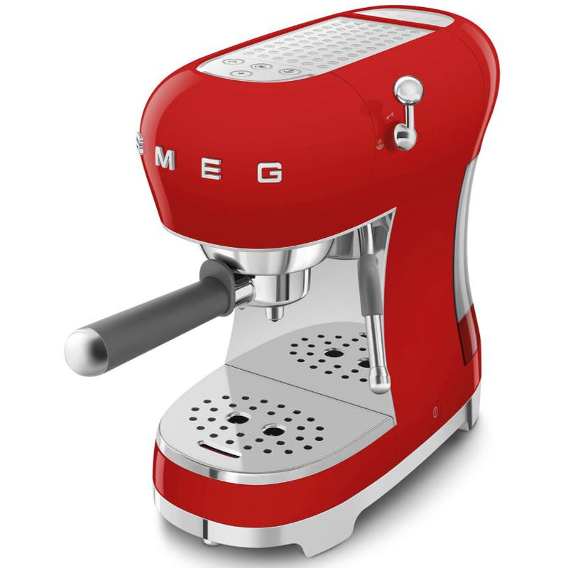 Smeg Retro-Style Manual Espresso Coffee Machine ECF02RDUS IMAGE 10