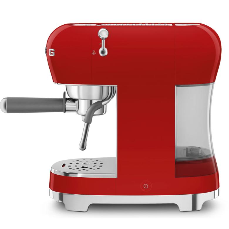 Smeg Retro-Style Manual Espresso Coffee Machine ECF02RDUS IMAGE 3