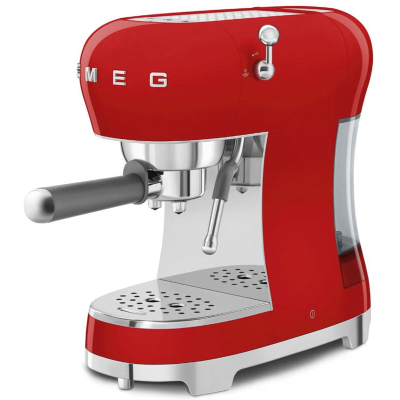 Smeg Retro-Style Manual Espresso Coffee Machine ECF02RDUS IMAGE 5