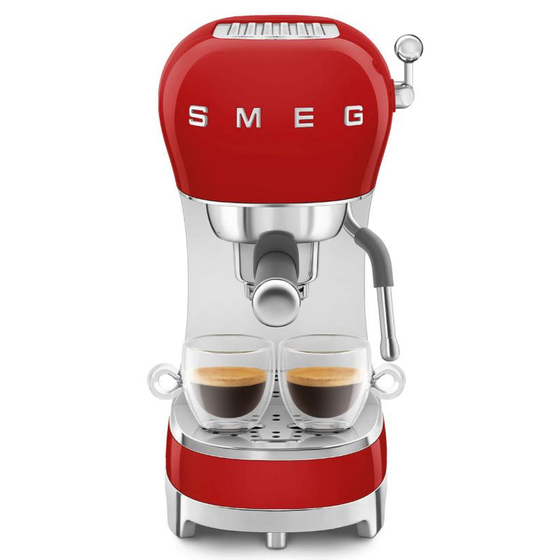 Smeg Retro-Style Manual Espresso Coffee Machine ECF02RDUS IMAGE 6